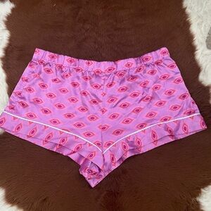 Victoria's Secret Pink and Purple Patterned Shorts